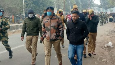 Photo of मैगलगंज कस्बे में पुलिस ने निकाला फ्लैग मार्च