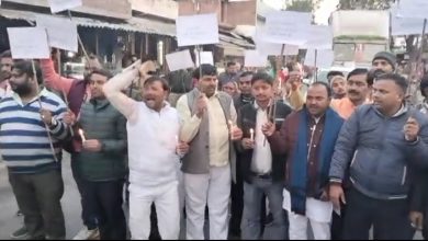 Photo of अभियान कौशल का के तहत हरौनी कस्बे में निकाला गया कैंडल मार्च