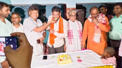 Photo of धूम धाम से मना बीजेपी मंडल मीडिया प्रभारी का जन्मदिन