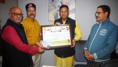 Photo of कवि राजेन्द्र कात्यायन को राष्ट्र गौरव सम्मान