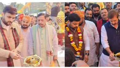 Photo of भाजपा नेता नीरज सिंह व पूर्व सांसद धनजय सिंह ने खिलाड़ियो का बढाया हौसला