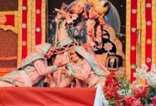 Photo of भागवत कथा में रासलीला व रोमांचक मोर नृत्य की प्रस्तुति पर श्रद्धालु हुए भावविभोर