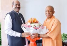 Photo of लोकसभा अध्यक्ष ओम बिरला से सीएम योगी ने की मुलाकात